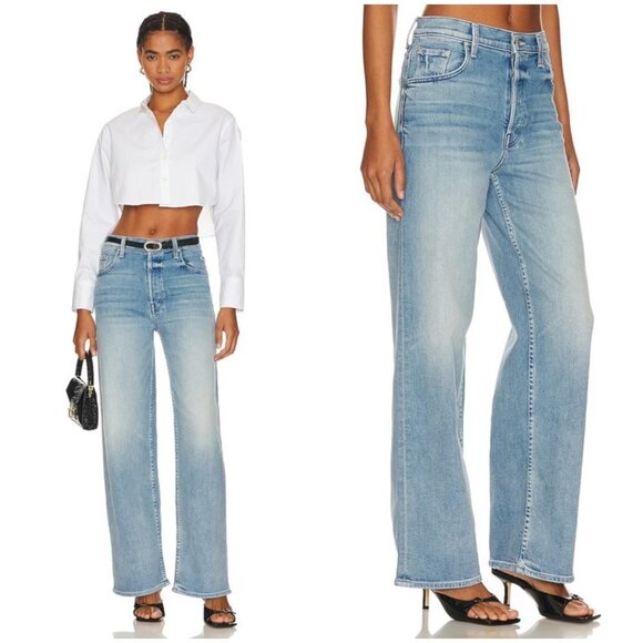 💕MOTHER💕 High Waisted Spinner Skimp Jeans ~ Fish Out of Water 29 NWT - Picture 10 of 17